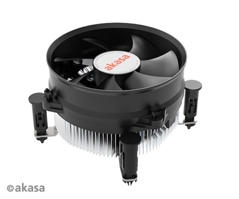 Chladič AKASA hliníkové jadro, kompatibilný pre Intel LGA1700