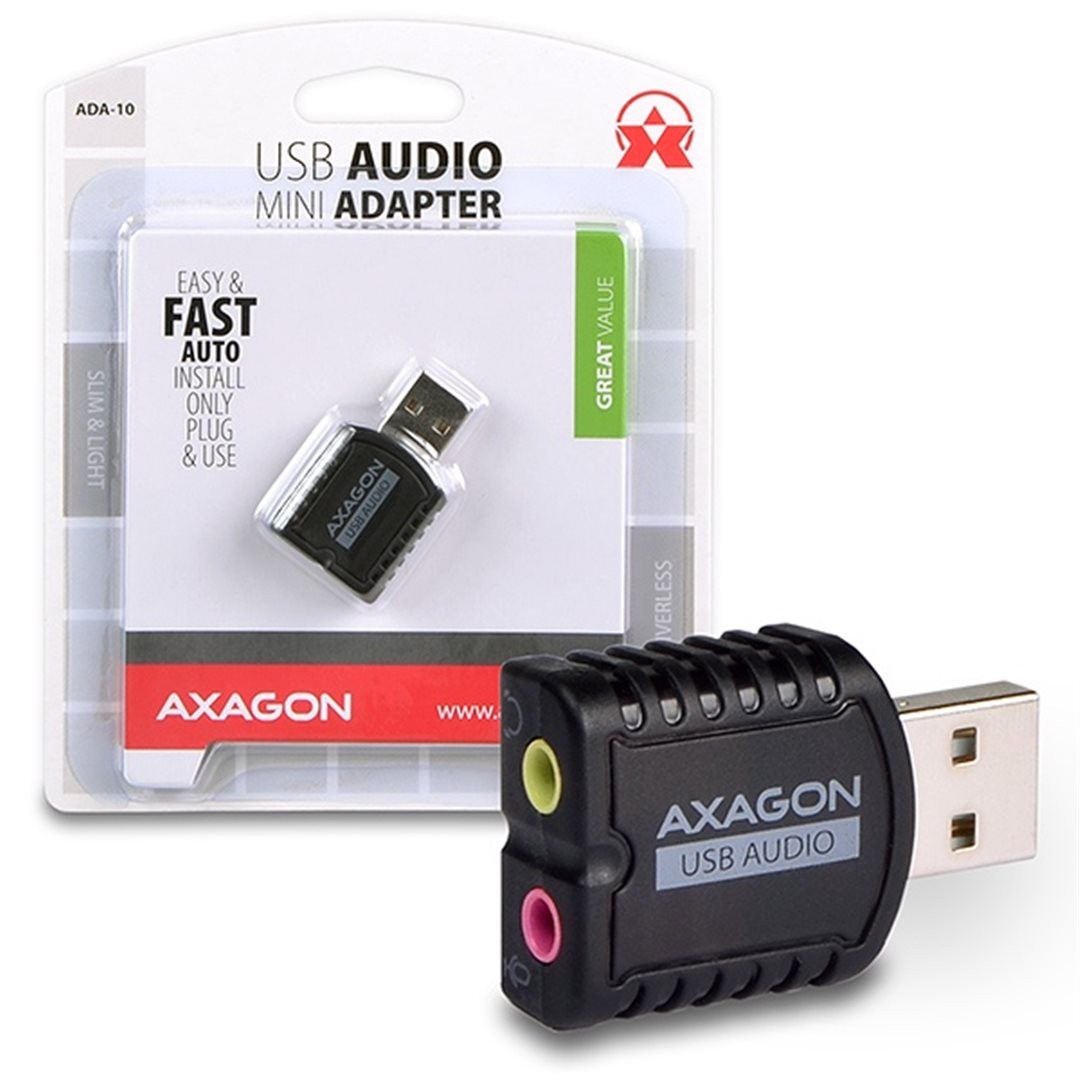 Axago externá zvuková karta USB