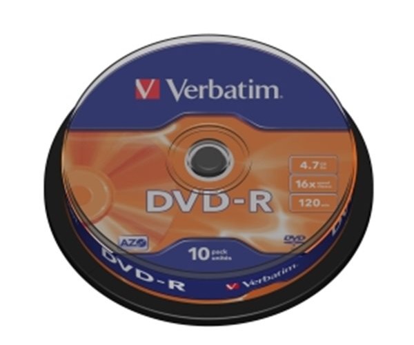 DVD - R médium    4,7 GB 16x 10ks/bal  Verbatim
