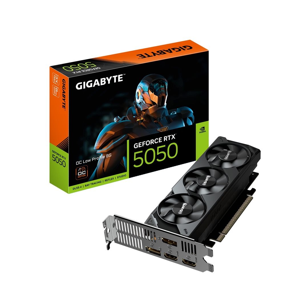 VGA Gigabyte Geforce RTX 5050 Low Profile OC 8GB GDDR6