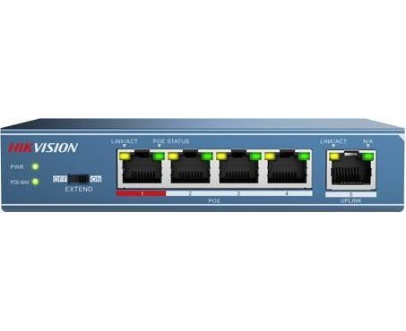 Switch 5 port, 10/100  Mbits, 4x POE port + 1x bez POE
