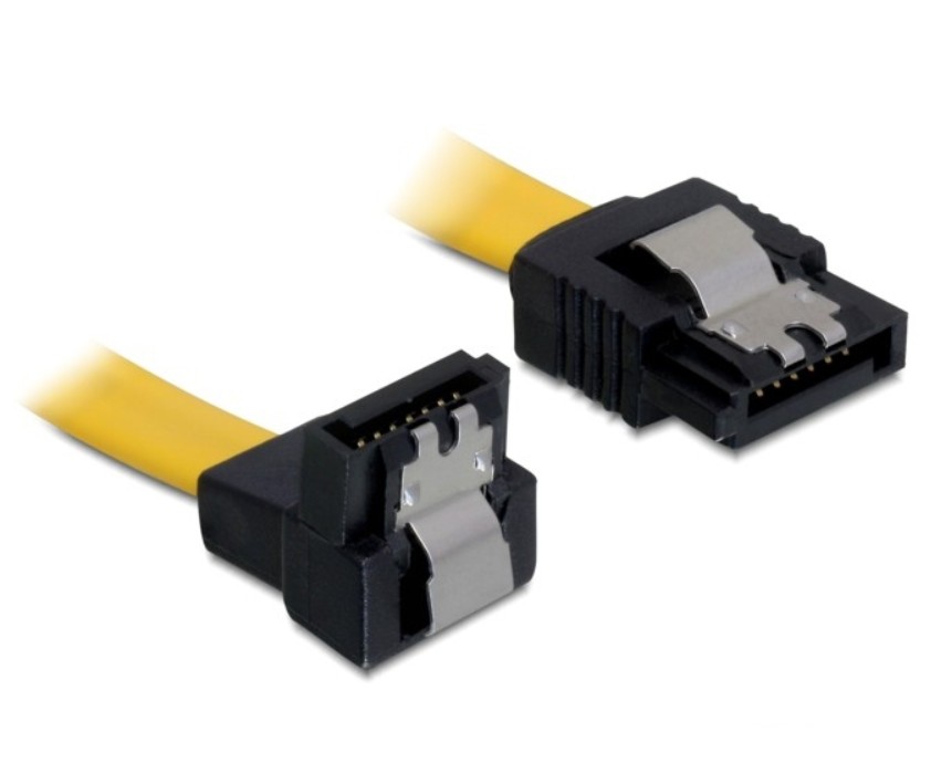 SATA datový kábel konektor 90 stupňov