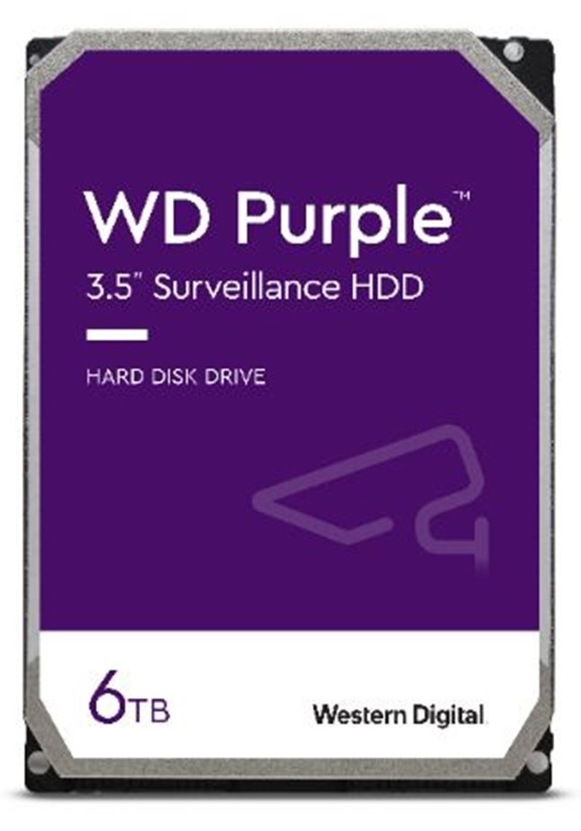 HDD 6TB WD Purple SATA3, 256 MB cache