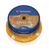DVD - R médium   4,7 GB 16x 25ks/bal    Verbatim