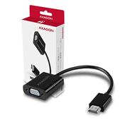 Redukcia HDMI A samec - VGA samica 18 pin 17 cm