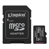 Pamäťová karta Kingston MicroSD SDXC Canvas Select Plus 256 GB + adaptér - cl 10  150MB/s