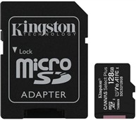 Pamäťová karta Kingston MicroSD SDHC Canvas Select Plus 128 GB + adaptér - cl 10  100MB/s