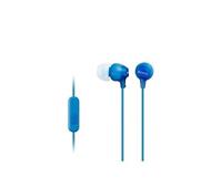 Slúchadlá stereo Sony MDR-EX15AP s mikrofónom modré